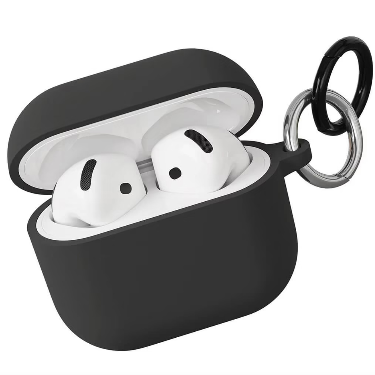 Чехол для AirPods 4 VLP Charm Case, черный, картинка 1