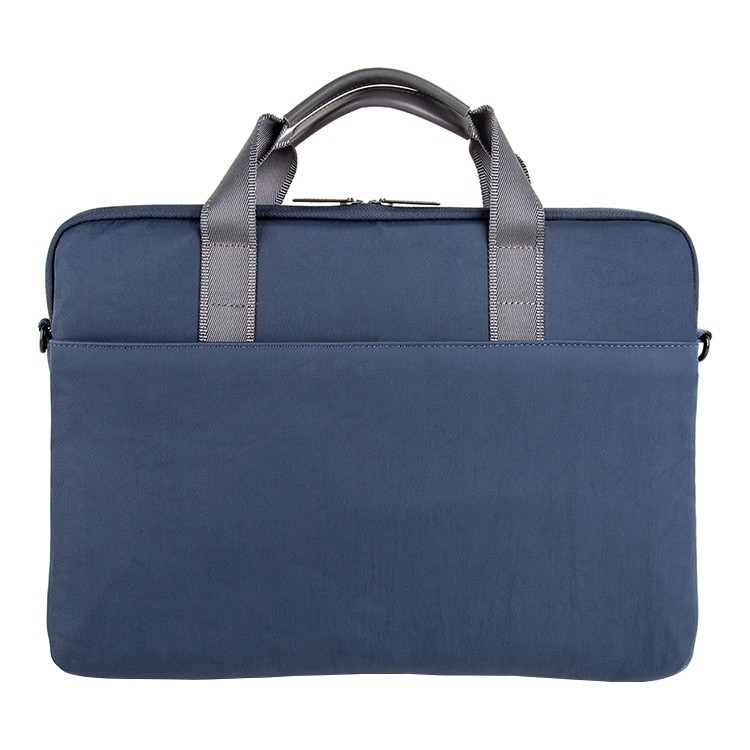 Сумка UNIQ Stockholm Nylon Messenger Bag для MacBook Pro 16, синяя , картинка 2
