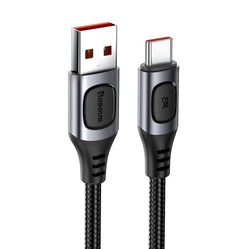 Кабель BASEUS Multi-protocol Conversion USB For Type-C 5A Gray, картинка 4