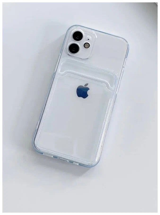 Чехол прозрачный Card Case для iPhone 14 ProMax, картинка 2