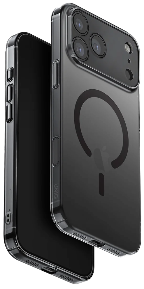 Чехол для iPhone 17 Pro Max UNIQ Herdo Air Vapour Smoke MagSafe