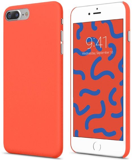 Чехол VIPE Hard Shell Grip Phone 7/8 Plus - Orange, слайд 1