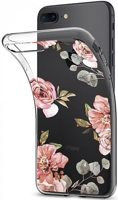 Чехол SGP iPhone 7/8 Plus Liquid Crystal Aquarelle Rose Rose, картинка 3
