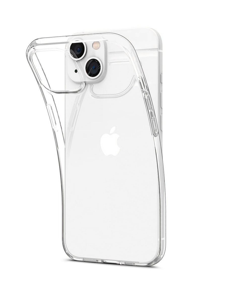Чехол для iPhone 13 mini прозрачный силиконовый