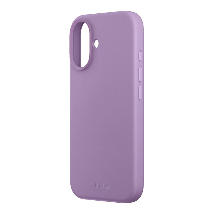 Чехол для iPhone 16 UNIQ Lino Hue Magnets Grape Pink, картинка 1