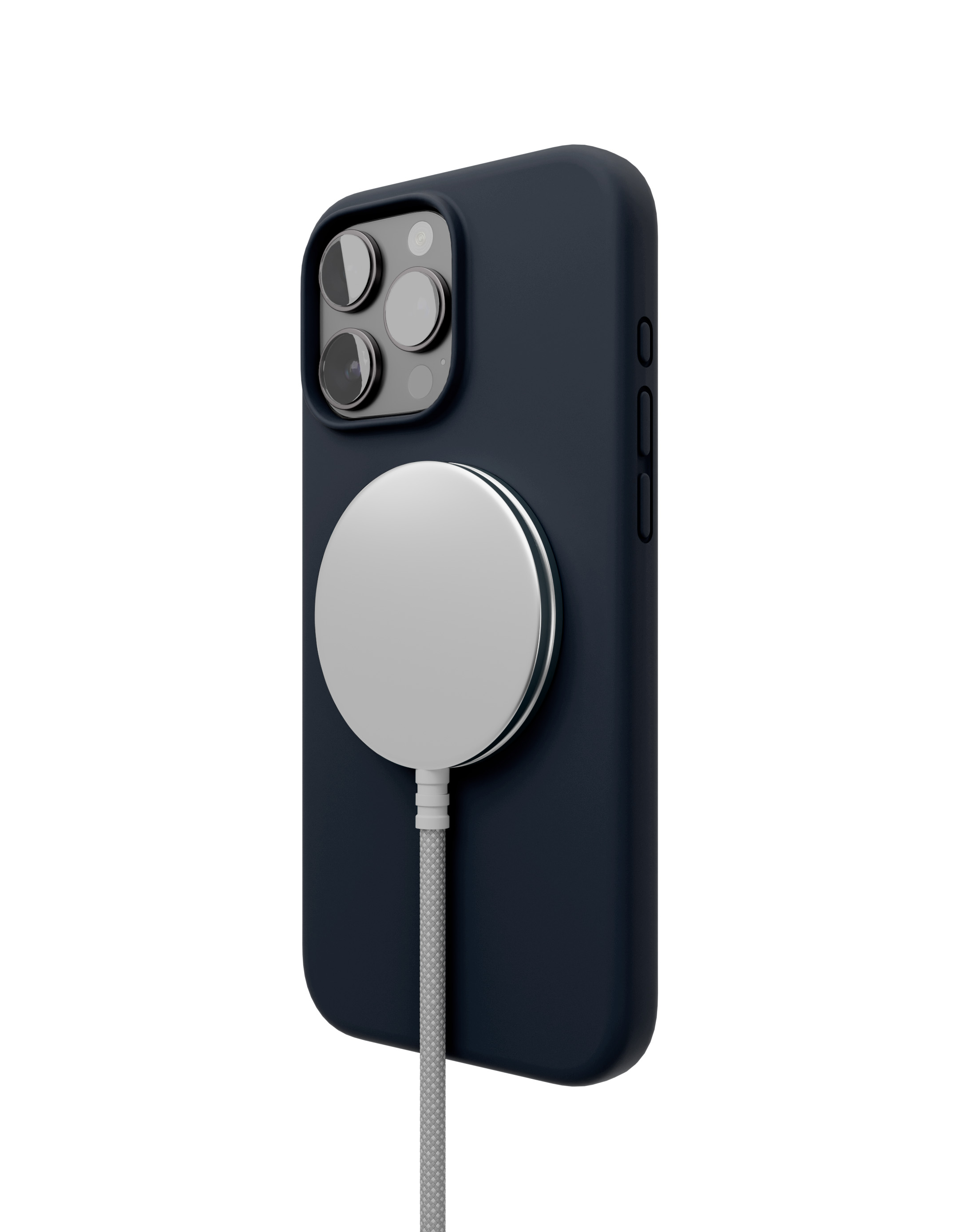 Чехол для iPhone 16 Pro VLP Aster Case c MagSafe, темно-синий, картинка 4