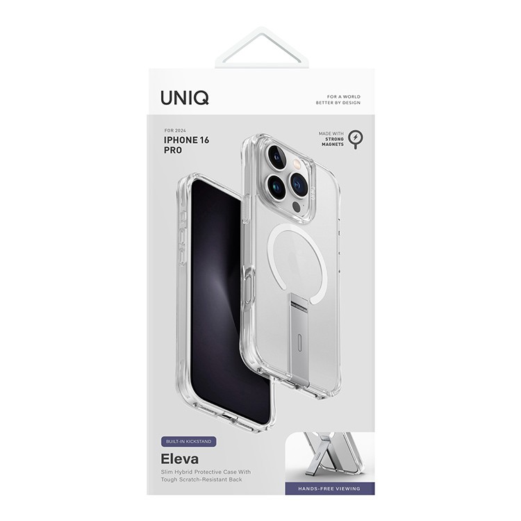 Чехол для iPhone 16 Pro UNIQ Eleva Clear, картинка 6