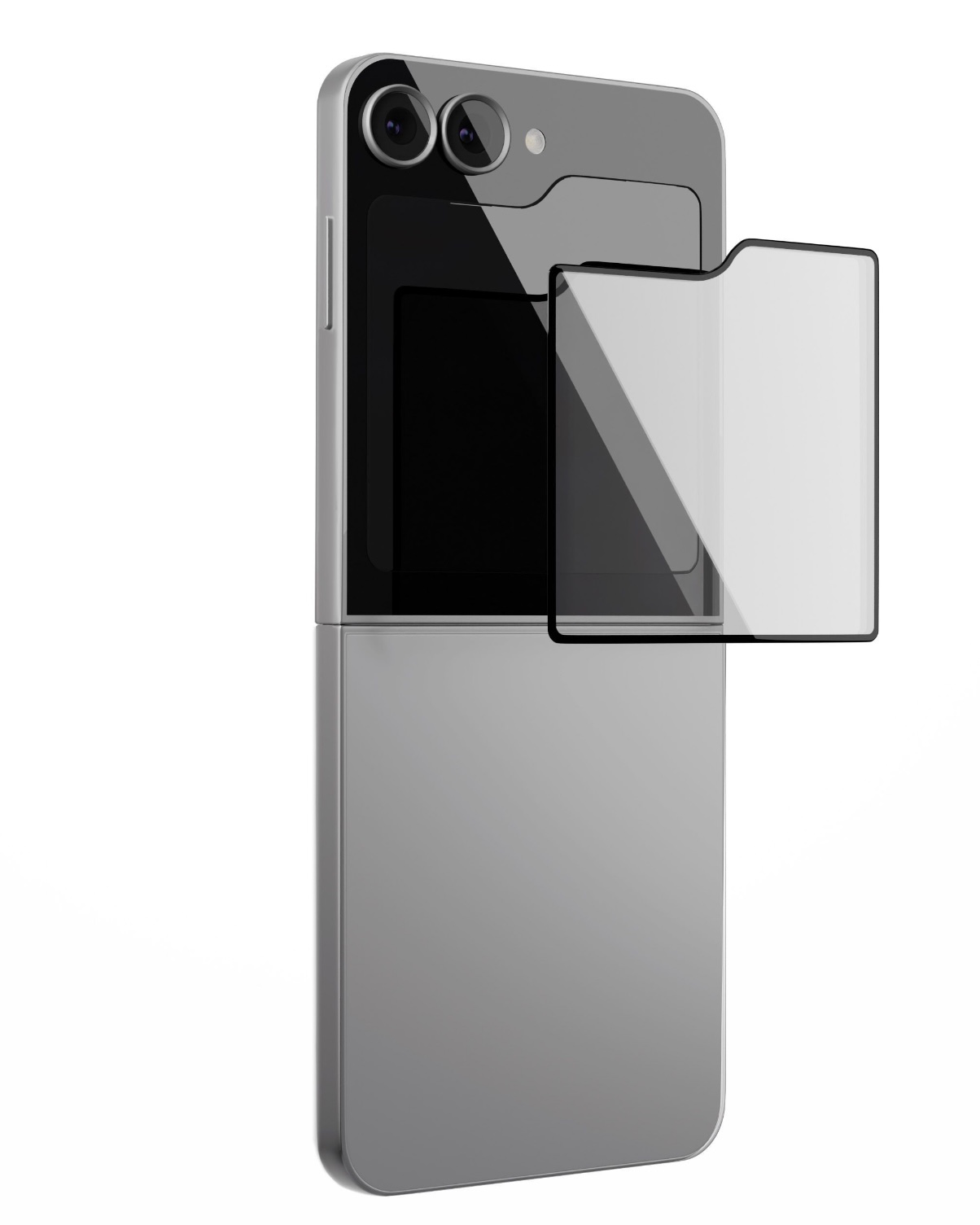 Защитное стекло VLP A-Glass с черной рамкой для Samsung Z Flip 6