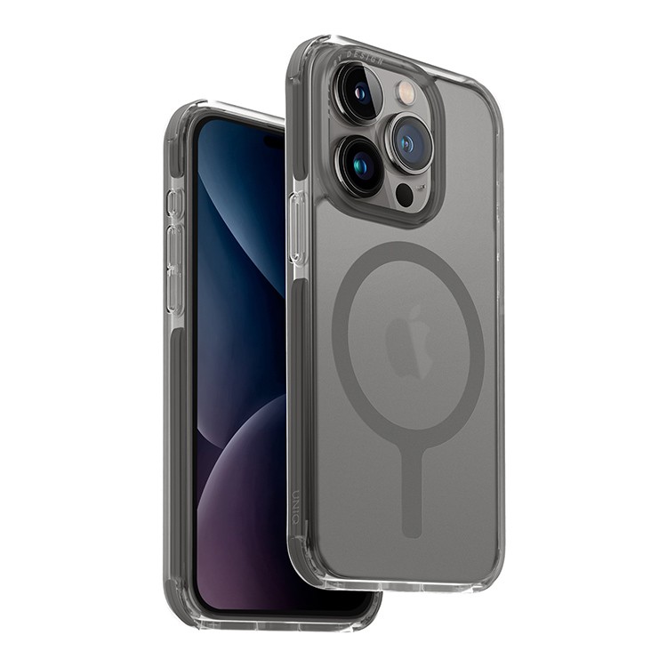 Чехол для iPhone 15 Pro UNIQ Combat Frost grey