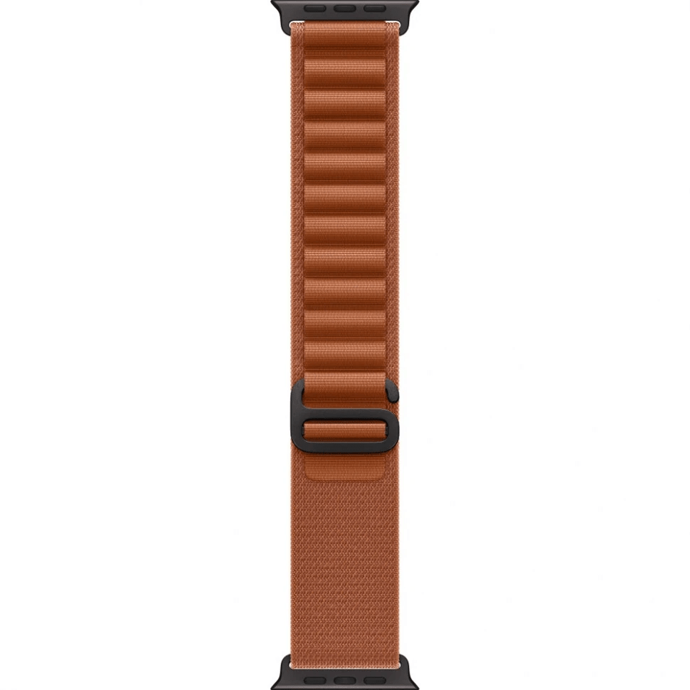 Apple Watch Ultra 3 GPS, 49 мм, натуральный титан, ремешок Alpine Loop цвета «Terra Cotta», картинка 3