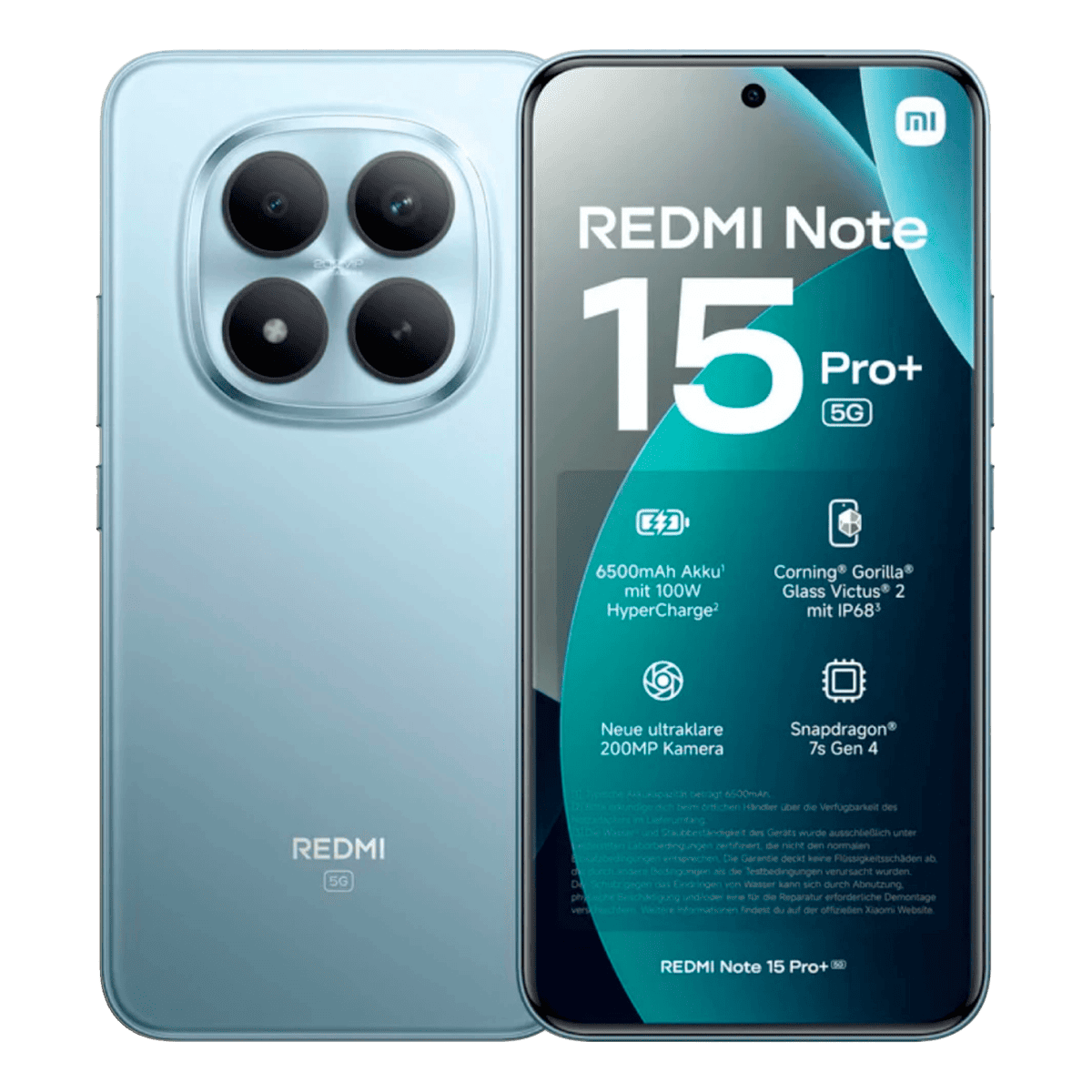 Смартфон Xiaomi Redmi Note 15 Pro Plus 5G 12/512Gb Glacier Blue EU, картинка 1