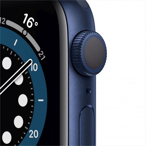 Часы Apple Watch Series 6 GPS 40mm Blue Aluminium Case with Deep Navy Sport Band (MG143RU/A), картинка 2