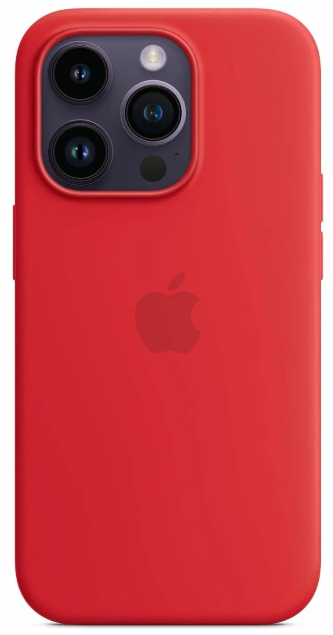 Чехол для iPhone 14 Pro Silicone Case Red Original, картинка 1