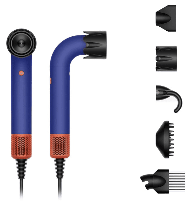 Фен Dyson Supersonic HD18 Professional (Vinca Blue/Topaz Orange), картинка 3