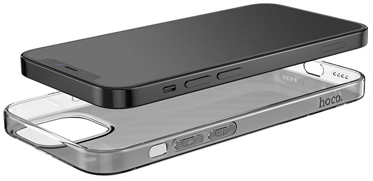 Чехол силиконовый HOCO iPhone 12 / iPhone 12 Pro Creative TPU - Gray, картинка 2