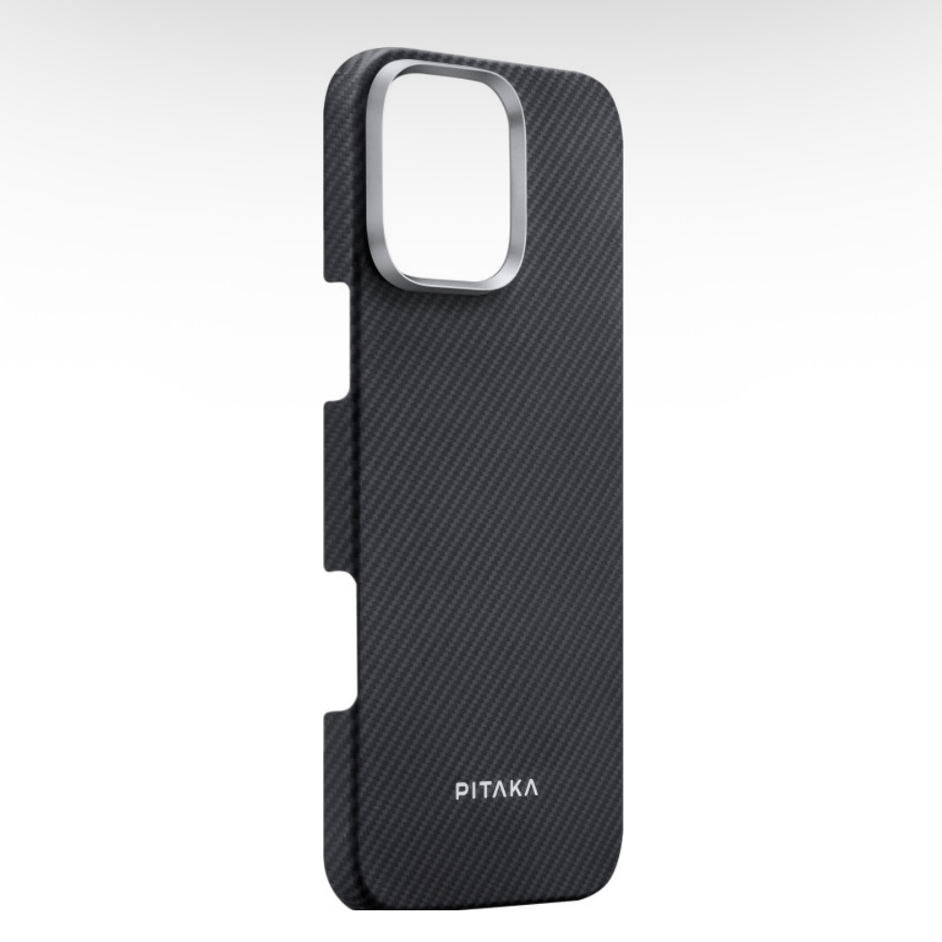 Чехол PITAKKA для iPhone 16 Pro Black/Grey Ultra-Slim Case, картинка 4
