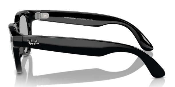 Умные очки RayBan Meta Headliner RW4009 Shiny Black/Clear to Sapphire Transitions, картинка 4