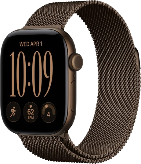 Apple Watch Series 12 GPS 42mm, Dark Bronze Aluminum Dark Bronze Milanese Loop 