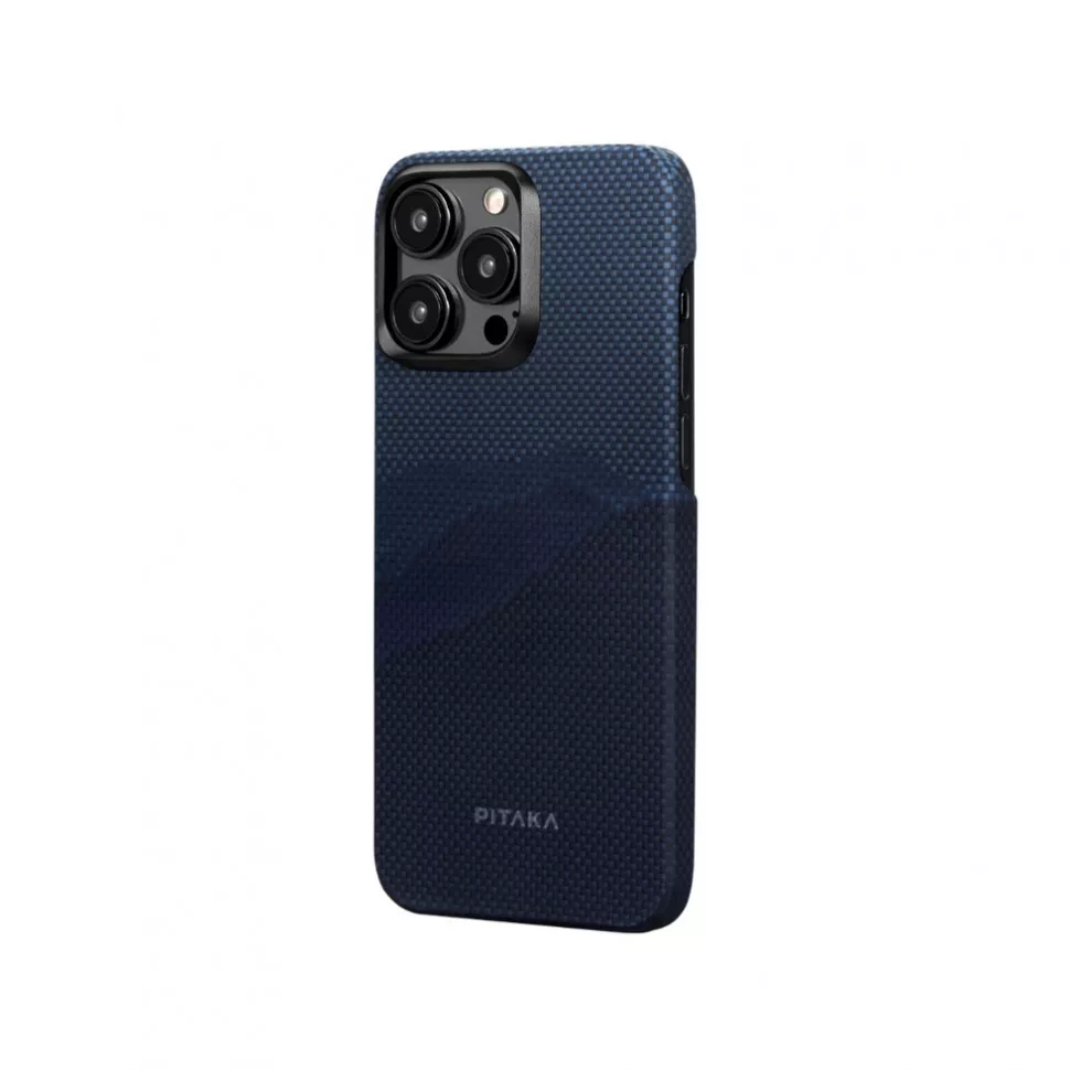 Чехол PITAKKA MagEZ Case 4 1500D для iPhone 15 Pro Max, кевлар, Over the horizon, картинка 3