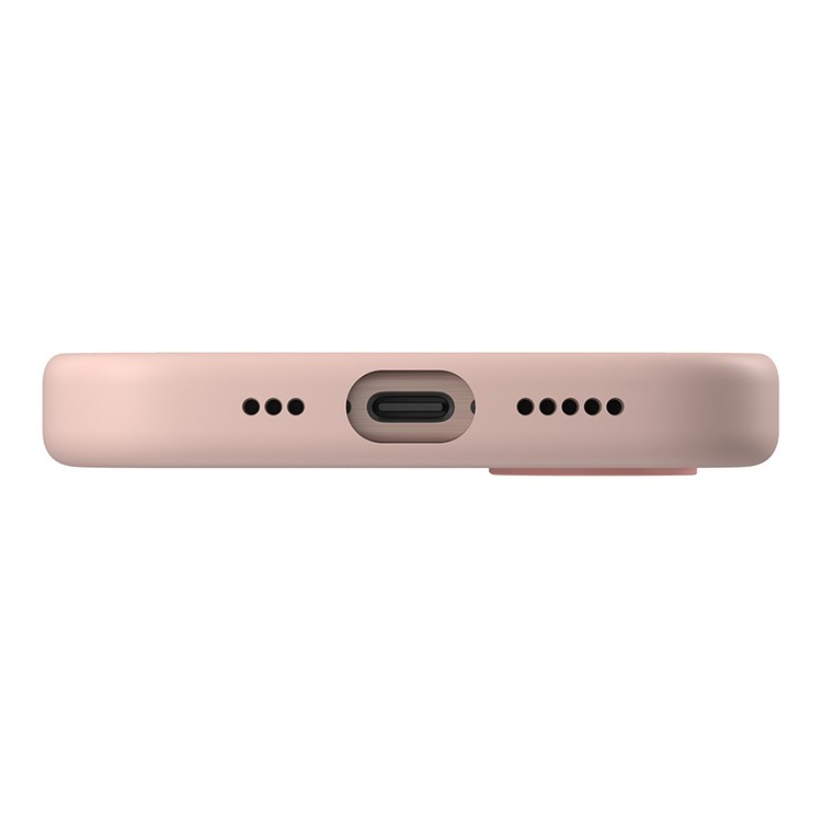 Чехол для iPhone 16 Pro UNIQ Lino Hue Magnets Pink, картинка 4