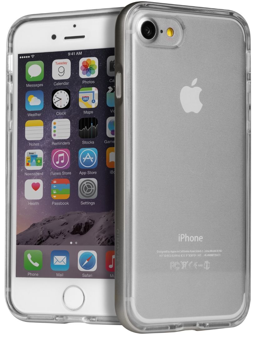 Чехол VIVA iPhone 7 Plus Airefit Borde Case TPU Silver, картинка 2
