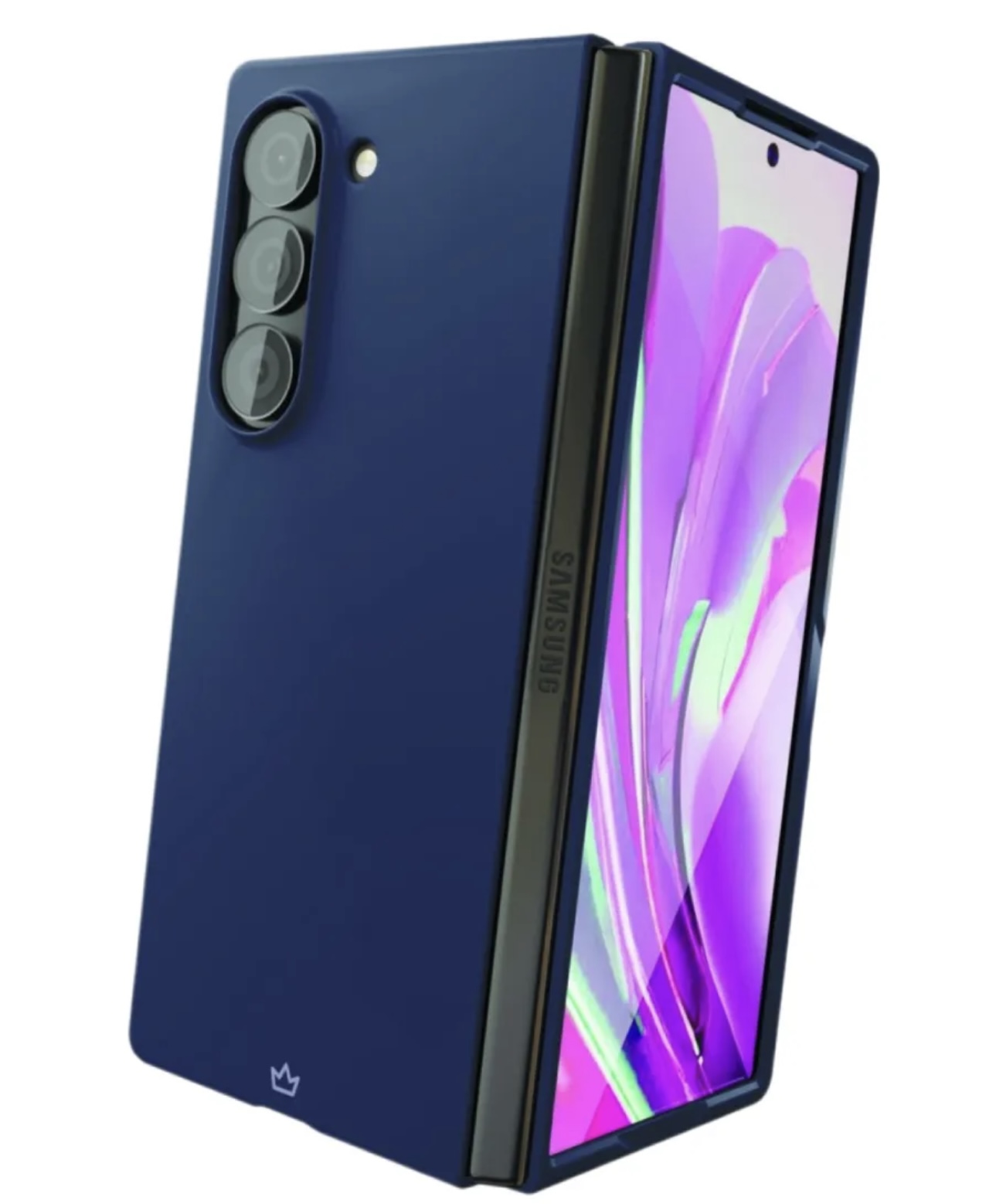 Чехол для Samsung Z Fold6 VLP Flex Case, темно-синий, картинка 2