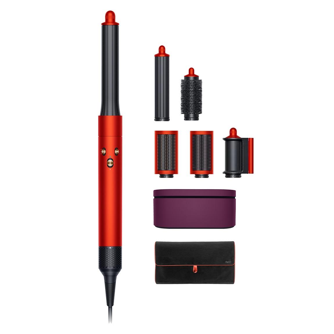 Стайлер Dyson Airwrap Complete Long HS05 (Topaz Orange) - Подарочный футляр, картинка 4