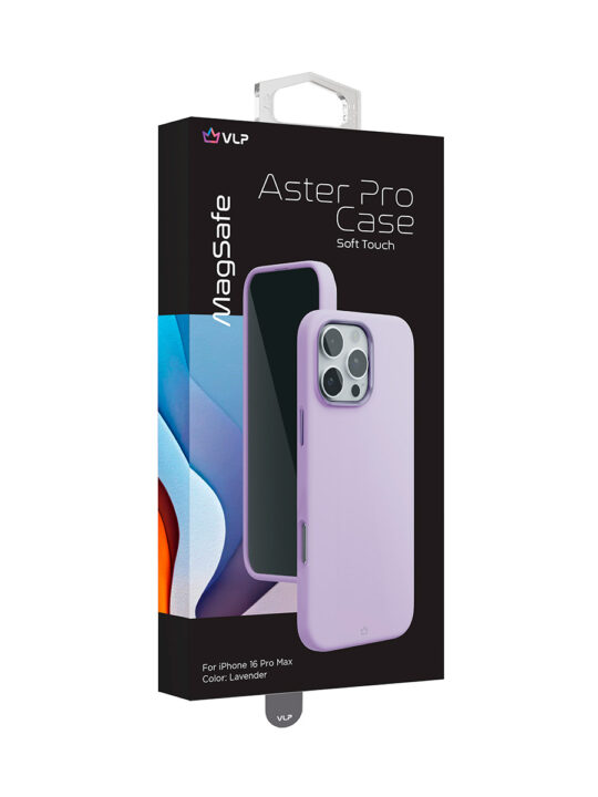Чехол для iPhone 16 Pro Max VLP Aster Pro Case c MagSafe, лавандовый  , картинка 5