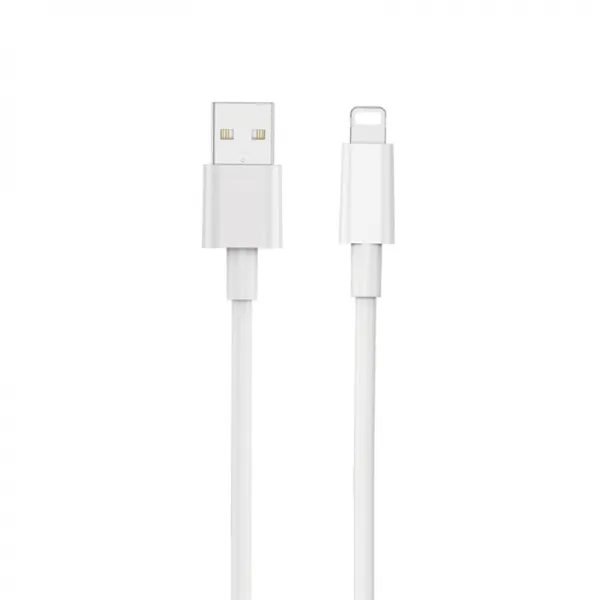 Кабель WiWU Classic USB to Lightning 2.4A White, картинка 1