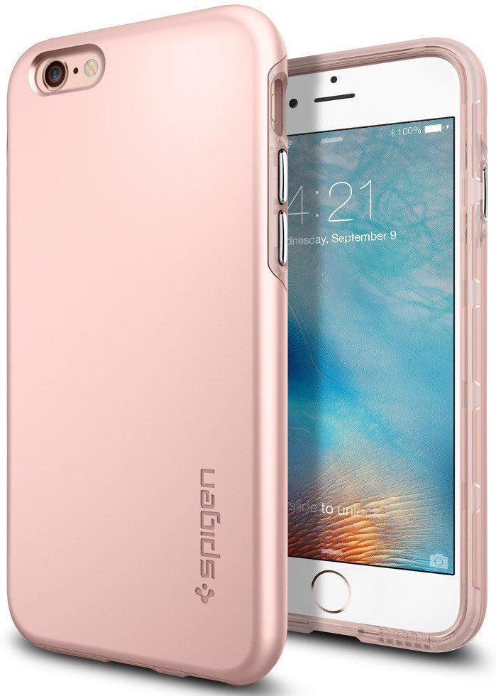 Чехол SGP iPhone 6S Thin Fit Hybrid - Rose Gold, слайд 1