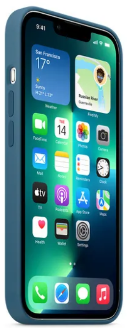 Чехол Apple iPhone 13 Pro Max Silicone Case Blue, картинка 2