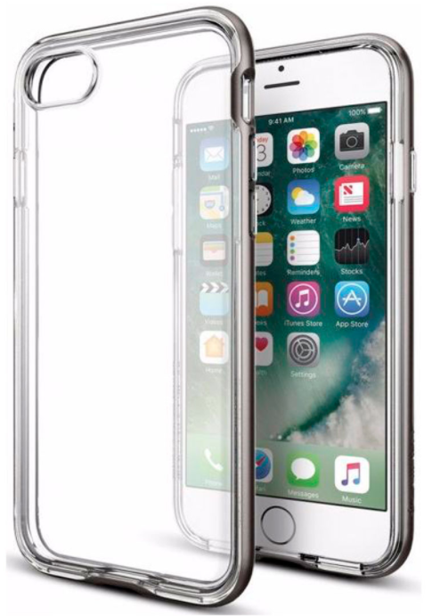 Чехол SGP iPhone 7/8 Neo Hybrid Crystal Gunmetal, слайд 2