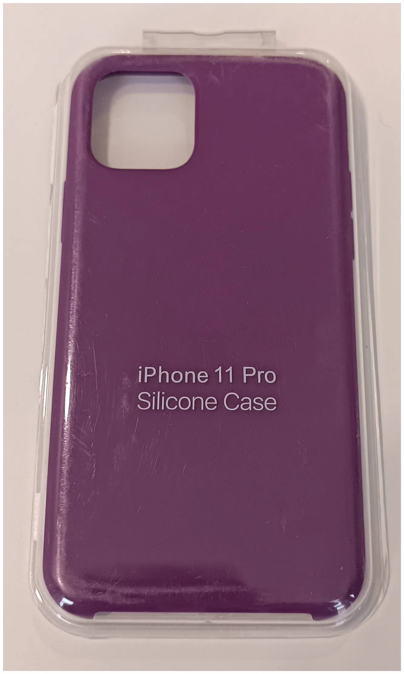 Чехол для iPhone 11 Pro Silicone Case, фиолетовый, картинка 2