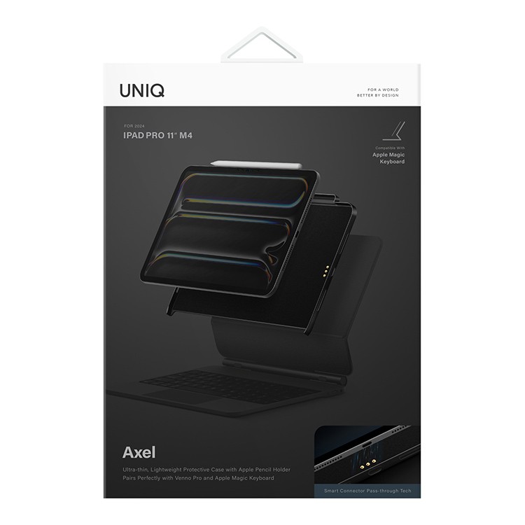 Чехол для iPad Pro 11 (2024) UNIQ Axel Black, картинка 8