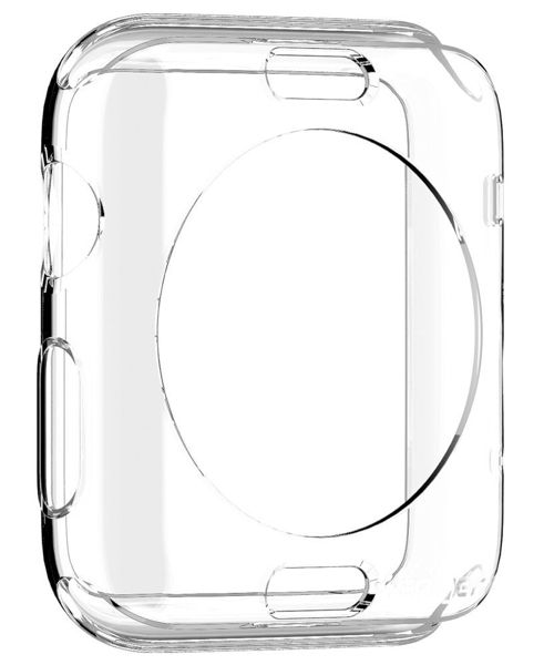 Защитный кейс SGP Apple Watch 42mm Selicon Case Liquid - Crystal, картинка 3