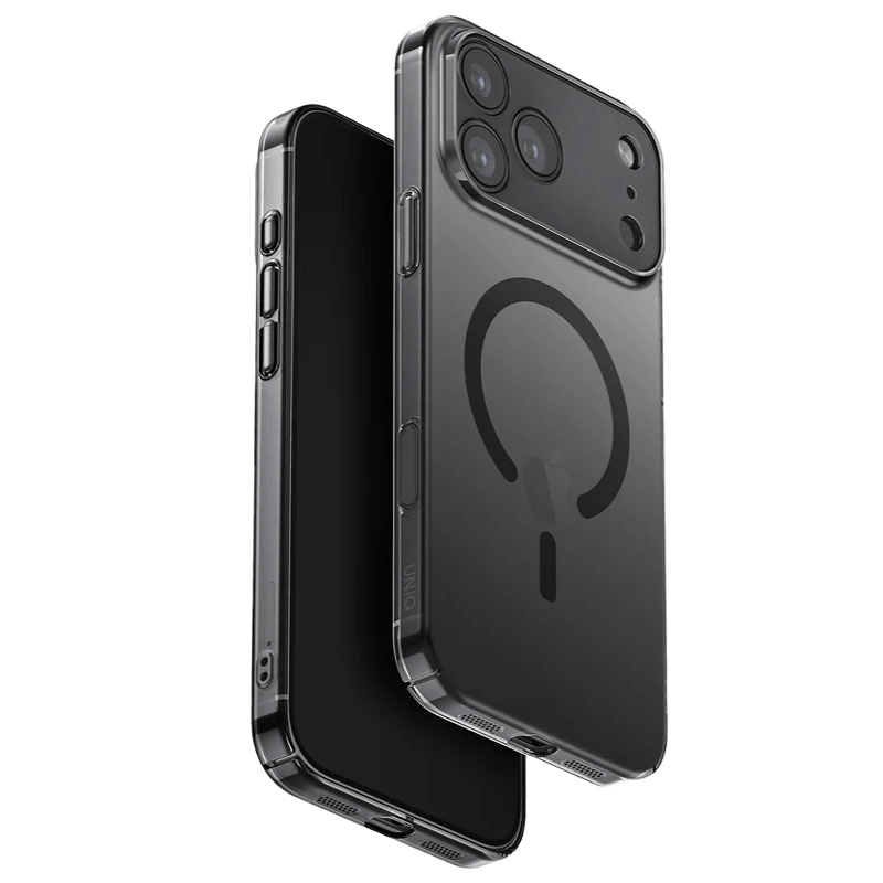 Чехол для iPhone 17 Pro Max UNIQ Clario Smoke MagSafe, картинка 1