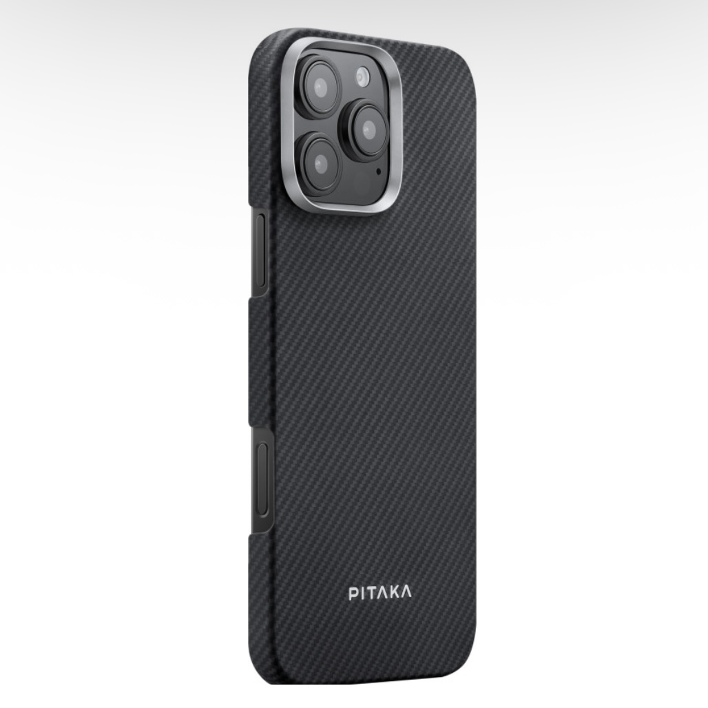 Чехол PITAKKA для iPhone 16 Pro Black/Grey Ultra-Slim Case, картинка 3