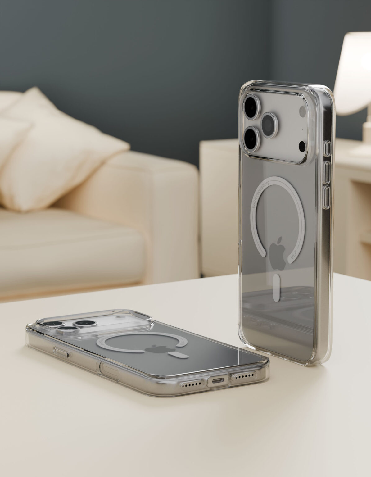 Чехол для iPhone 17 Pro Max VLP Diamond Case c MagSafe, прозрачный, картинка 4