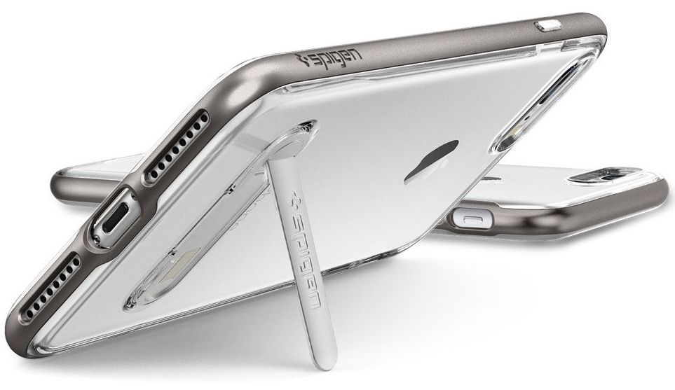 Чехол SGP iPhone 7 Plus Crystal Hybrid Gunmetal, картинка 4
