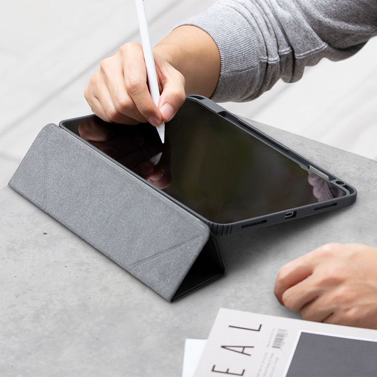 Чехол UNIQ Moven Shock Armor для iPad Air 10.9 (2022), Capri Blue, картинка 7