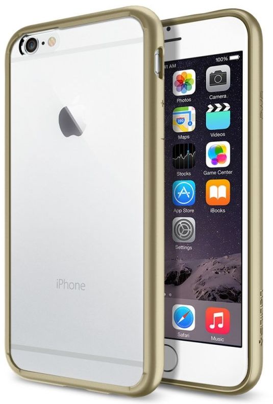 Чехол SGP iPhone 6S Ultra Hybrid (PET) - Champagne Gold