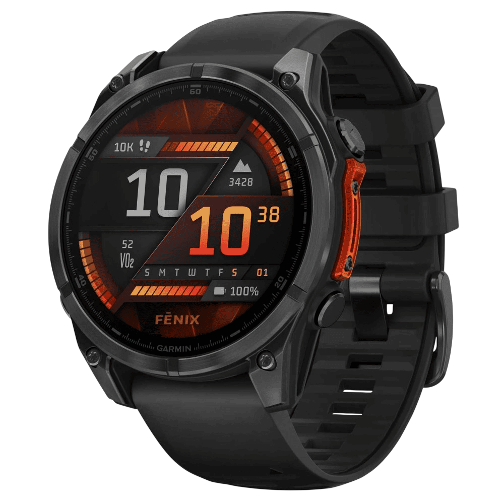 Умные часы Garmin Fenix 8 47mm Slate Gray with Black Silicone Band