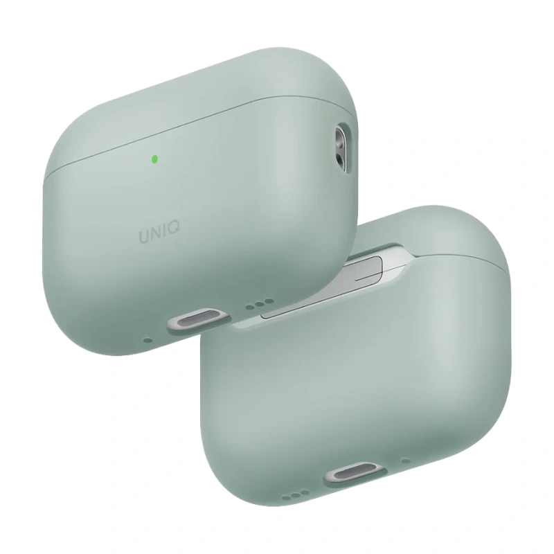 Чехол для AirPods Pro 3 UNIQ Lino Iceplant Green