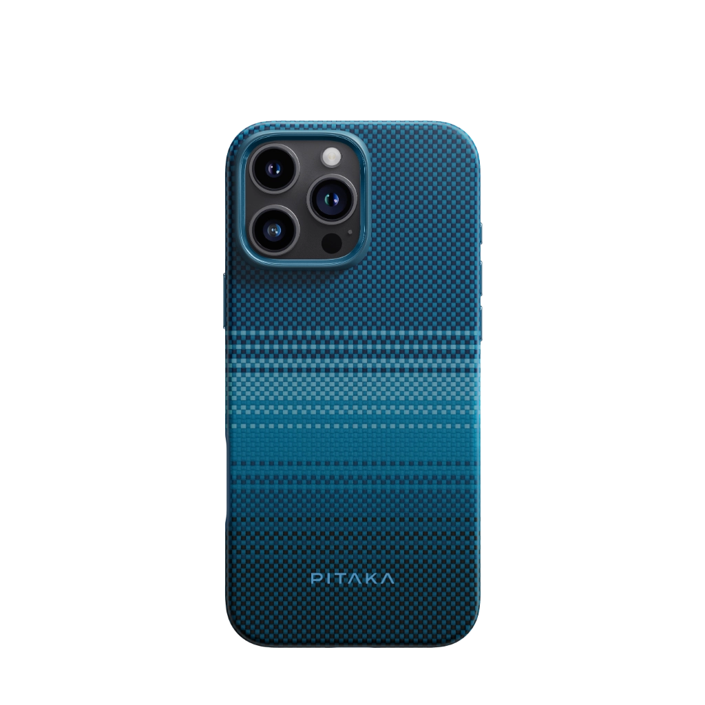 Чехол PITAKKA для iPhone 16 Pro Tactile Woven Сase Moonrise, картинка 1