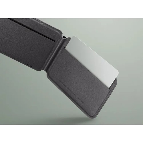 Чехол-бумажник UNIQ Lyden with Stand, Rhino Grey / Black, картинка 4