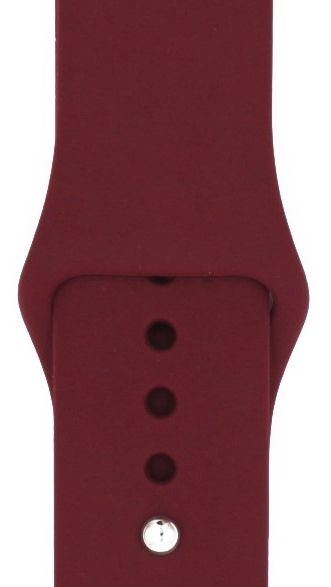 Ремешок силиконовый для Apple Watch 38mm Dull Red, картинка 1