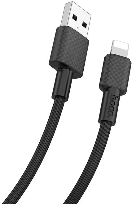 Кабель HOCO X29 Lightning to USB Cable 1.0m - Black, картинка 1